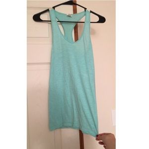Teal Racerback shirt